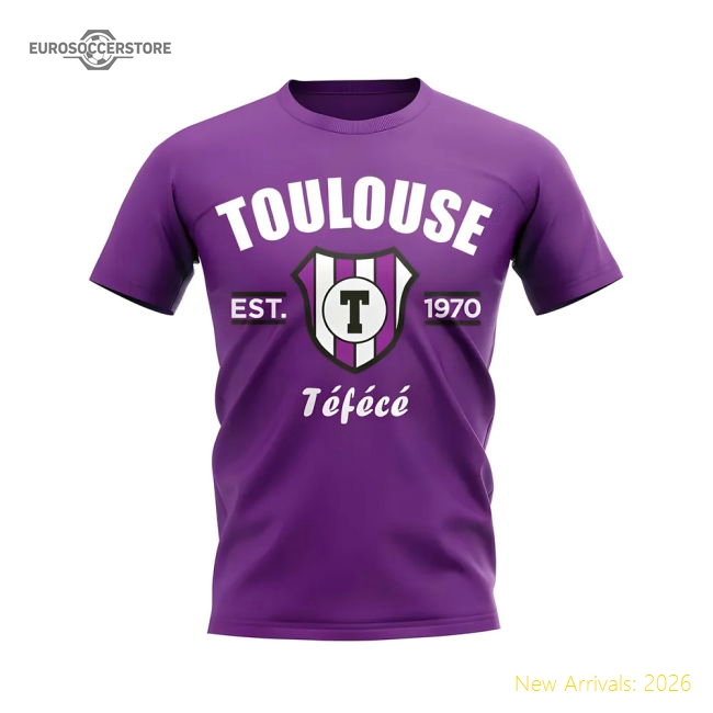 Toulouse Established Football T-Shirt (Purple)-Vantage Point Soccer